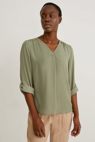 Dames - Blouse - groen