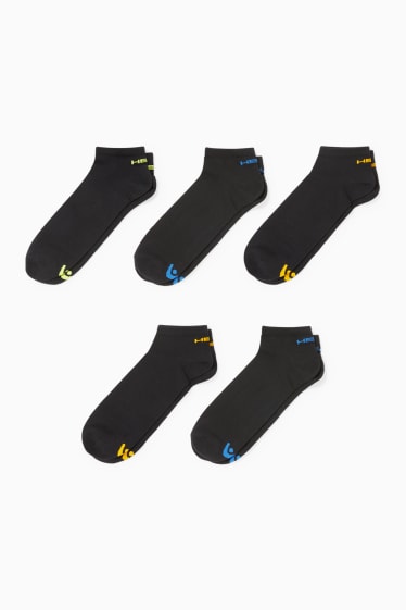 Herren - HEAD - Multipack 5er - Sneakersocken - schwarz