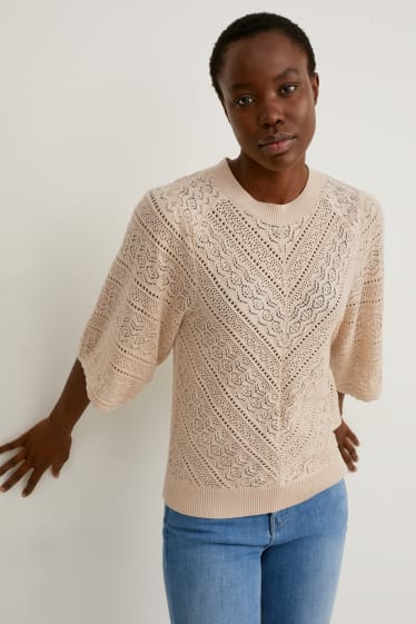 Women - Jumper - beige