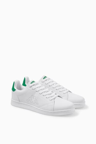 Men - Kappa - trainers - faux leather - white