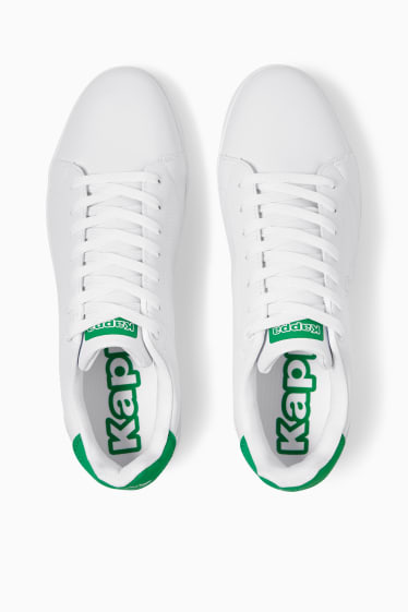 Men - Kappa - trainers - faux leather - white