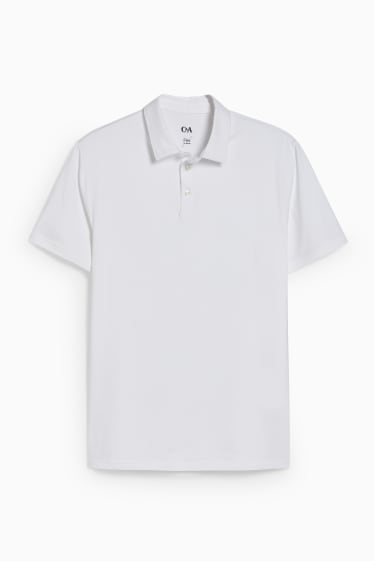 Bărbați - Tricou polo - Flex - LYCRA® - alb