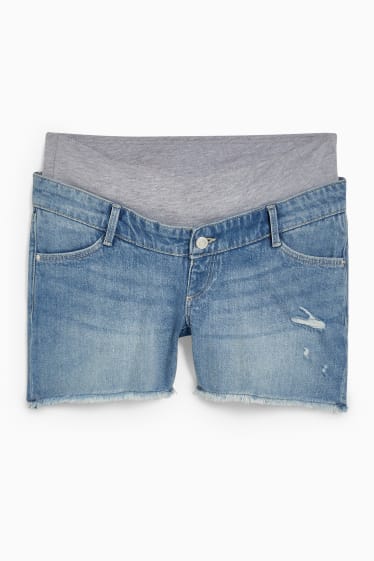 Dona - Texans de maternitat- texans curts - texà blau