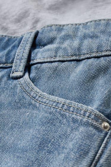 Dona - Texans de maternitat- texans curts - texà blau