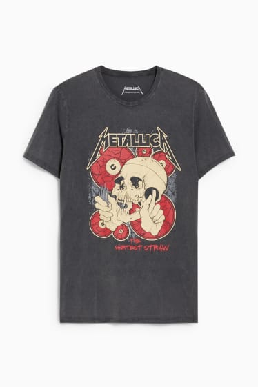 Men - CLOCKHOUSE - T-shirt - Metallica - black