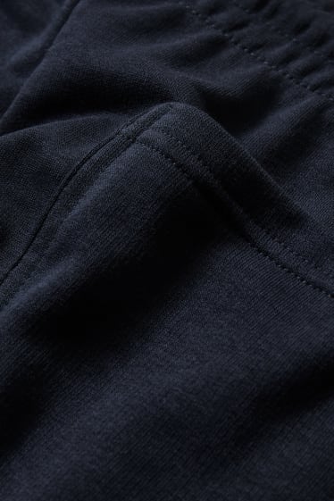 Pánské - Teplákové šortky  - tmavomodrá