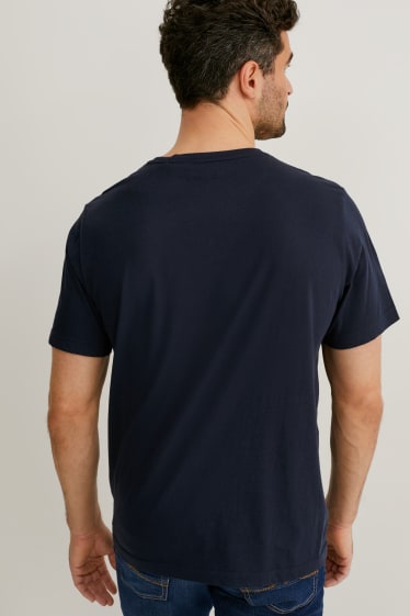 Hommes - MUSTANG - T-shirt - bleu foncé