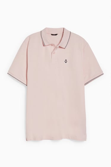 Herren - Poloshirt - LYCRA® - rosa