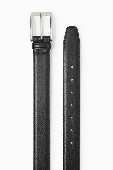 Hommes - Ceinture en cuir - noir