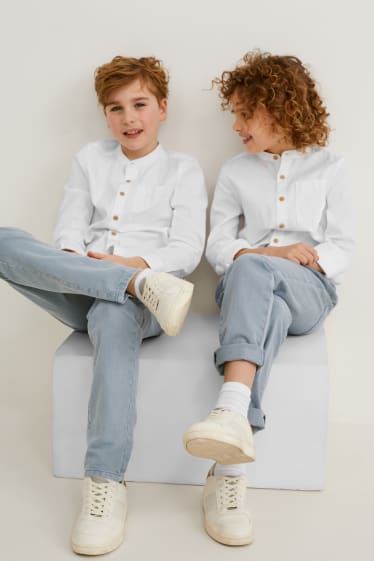 Children - Straight jeans - genderneutral - light blue