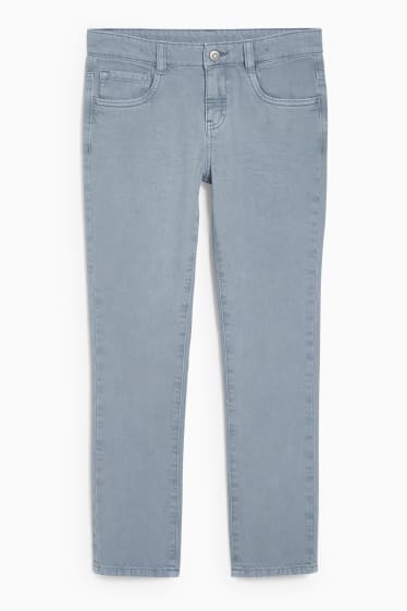 Dětské - Straight jeans - genderově neutrální - světle modrá