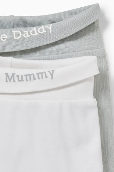 Miminka - Multipack 2 ks - kalhoty pro novorozence - šedá