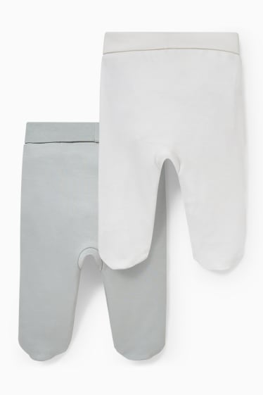 Miminka - Multipack 2 ks - kalhoty pro novorozence - šedá
