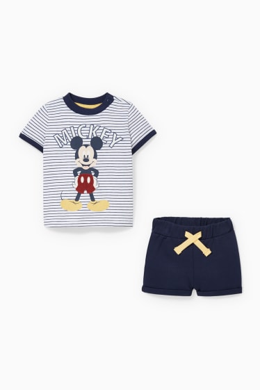 Babies - Mickey Mouse - baby outfit - 2 piece - dark blue