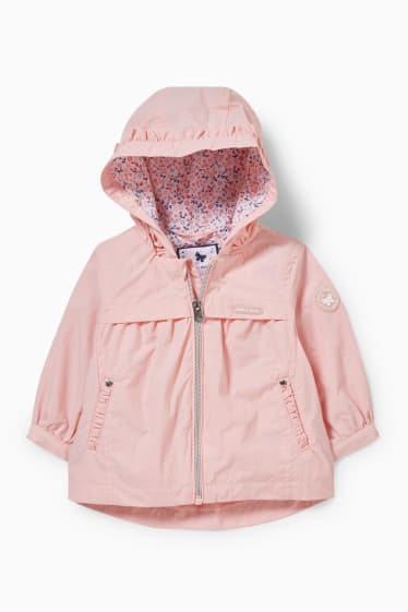 Miminka - Bunda s kapucí pro miminka - růžová