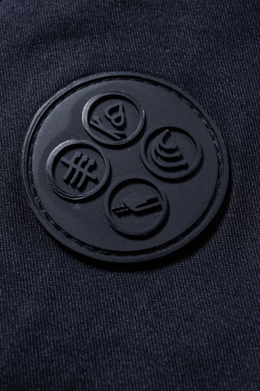 Women - Outdoor coat with hood - dark blue