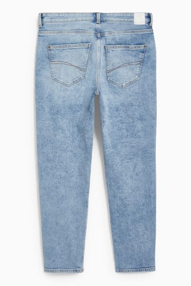 Damen - Mom Jeans - High Waist - helljeansblau