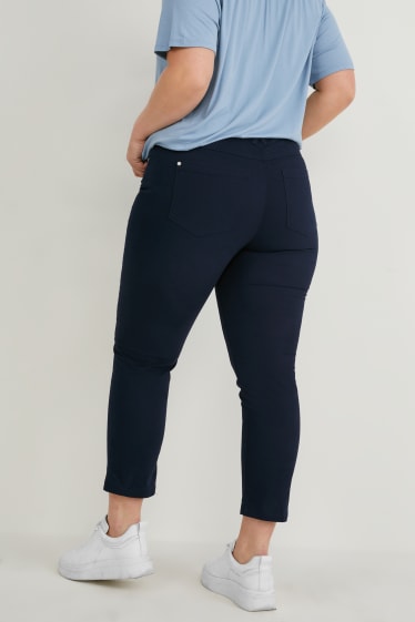 Femei - Pantaloni - slim fit - albastru închis