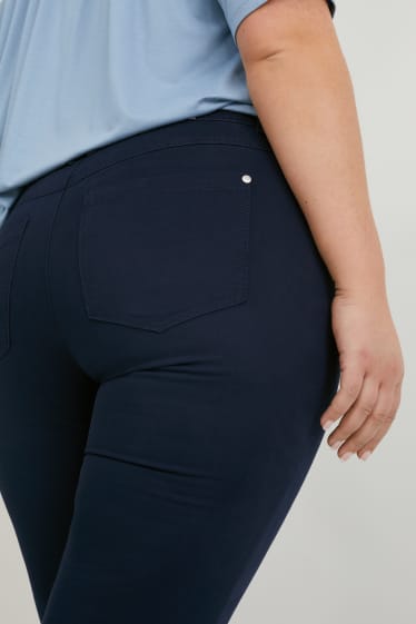 Donna - Pantaloni - slim fit - blu scuro