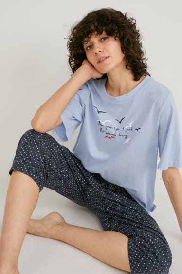 Women - Pyjama top - blue