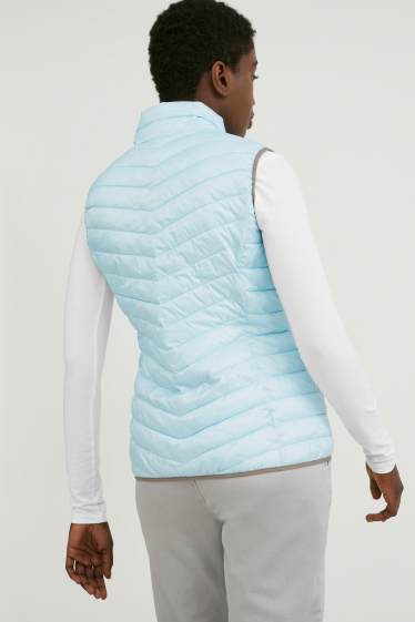 Women - Technical gilet - light blue