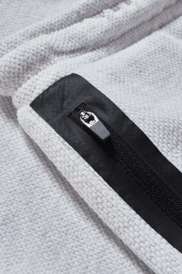 Kinder Jungen - Sweatshorts - weiß-melange