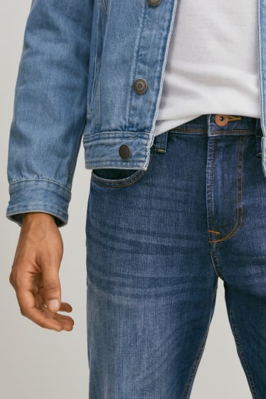 Heren - Straight jeans - Flex - LYCRA® - jeansdonkerblauw