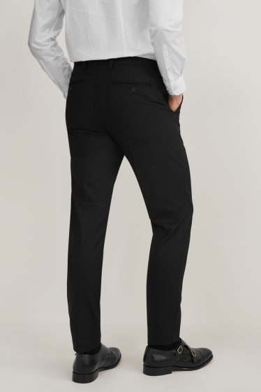 Men - Mix-and-match trousers - slim fit - Flex - LYCRA®  - black