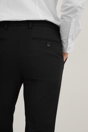 Hommes - Pantalon de costume - slim fit - Flex - LYCRA®  - noir