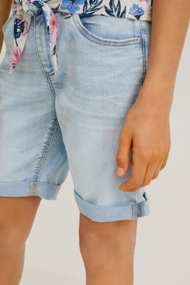 Kinder - Jeans-Shorts - jeans-hellblau