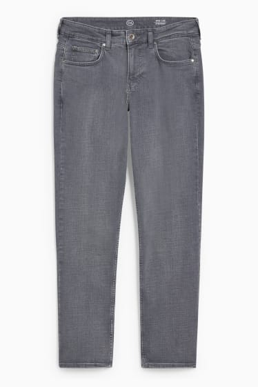 Men - Straight jeans - LYCRA® - denim-gray