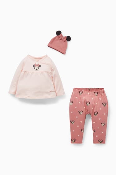 Babies - Minnie Mouse - baby outfit - 3 piece - rose