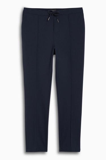 Men - Trousers - slim fit - Flex - dark blue