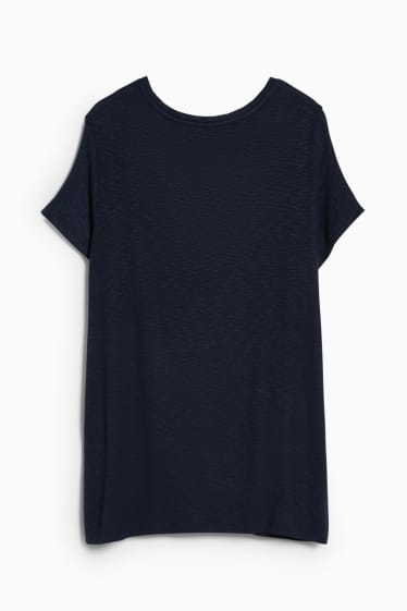 Femmes - T-shirt d'allaitement - bleu foncé