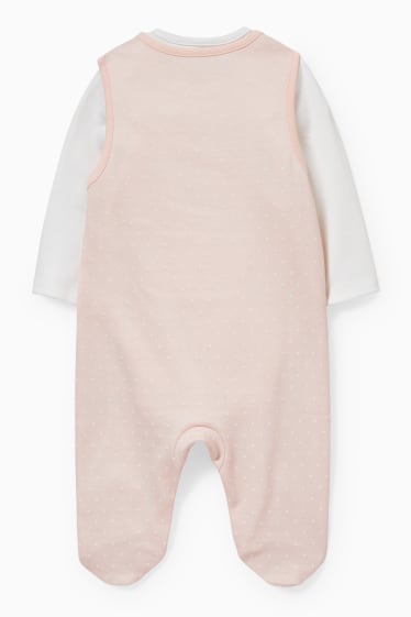 Babies - Romper set  - 2 piece - rose