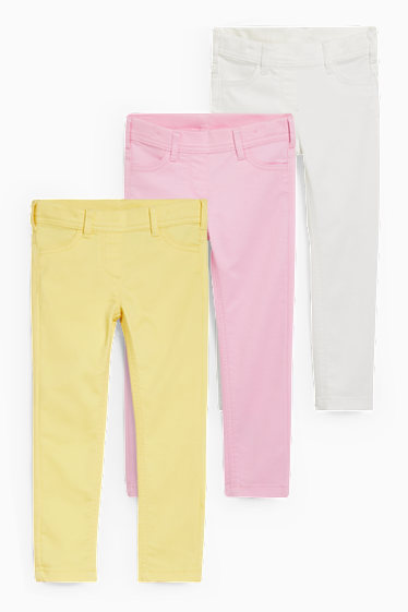 Children - Multipack of 3 - jeggings - light violet