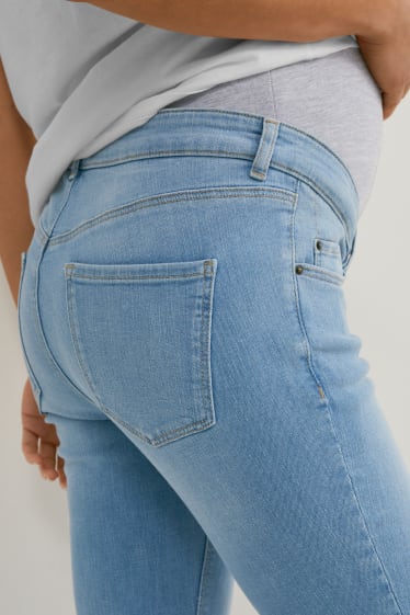 Kobiety - Dżinsy ciążowe - slim jeans - dżins-jasnoniebieski