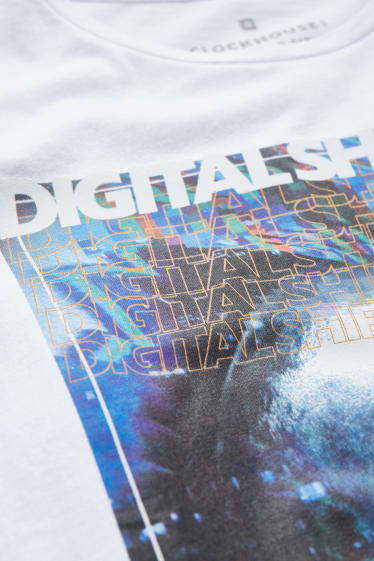 Hommes - CLOCKHOUSE - T-shirt - blanc