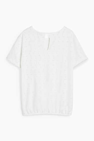 Dámské - Těhotenské tričko - bílá