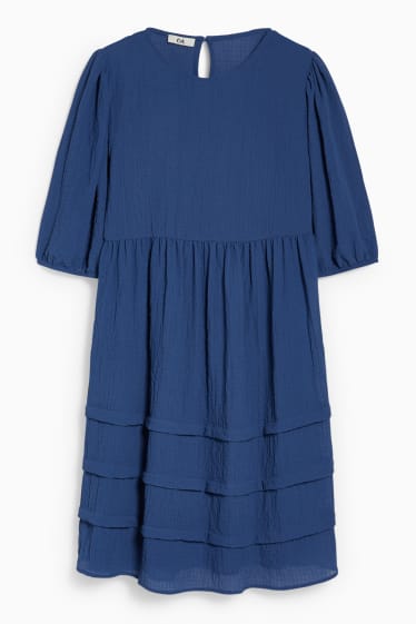 Femmes - Robe Fit & Flare - bleu foncé