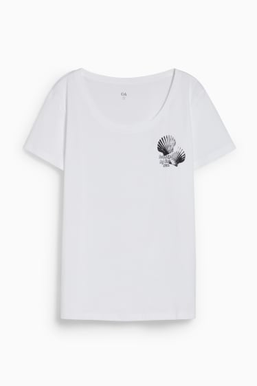 Femmes - T-shirt - blanc