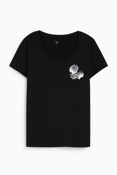 Femmes - T-shirt - noir