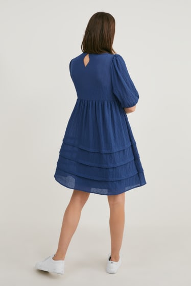 Femmes - Robe Fit & Flare - bleu foncé