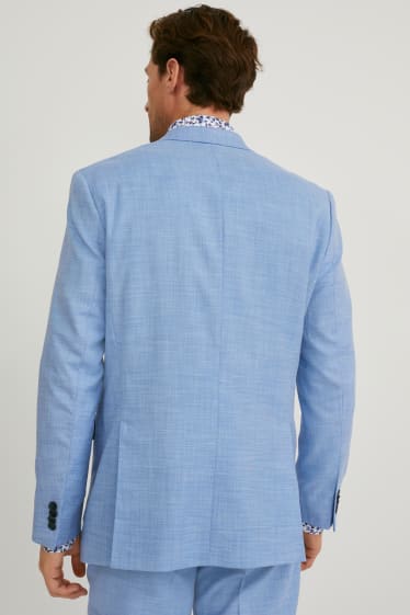 Men - Mix-and-match tailored jacket - regular fit - stretch - LYCRA® - light blue-melange