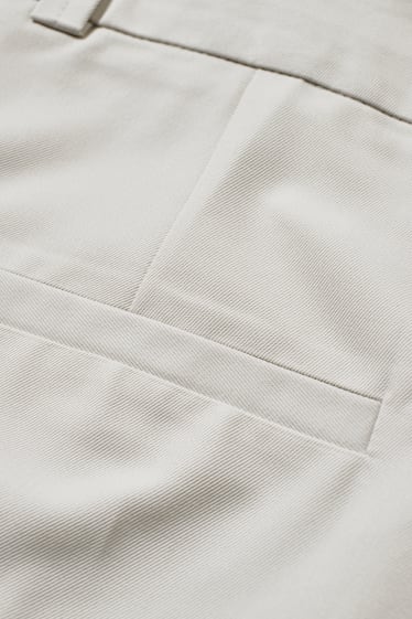 Donna - Pantaloni - slim fit - crema