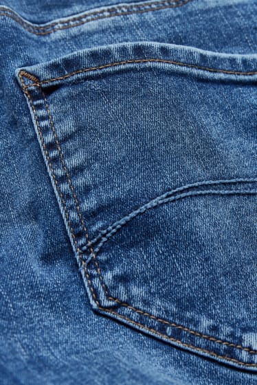 Kobiety - Straight jeans - średni stan - dżins-niebieski
