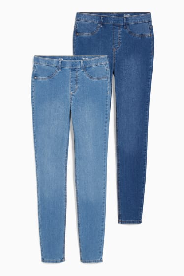 Women - Multipack of 2 - jegging jeans - denim-light blue
