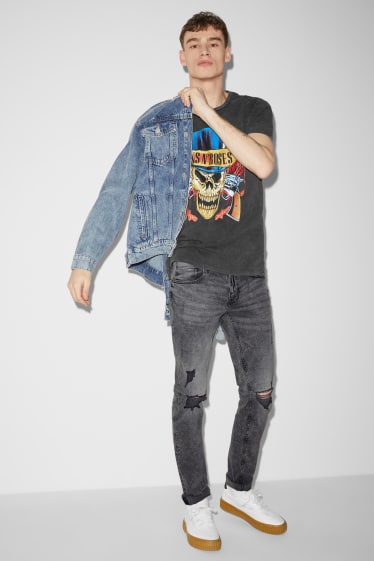 Men - CLOCKHOUSE - skinny jeans - denim-gray