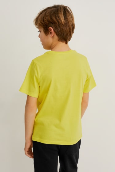 Kinder - Multipack 4er - Kurzarmshirt - gelb