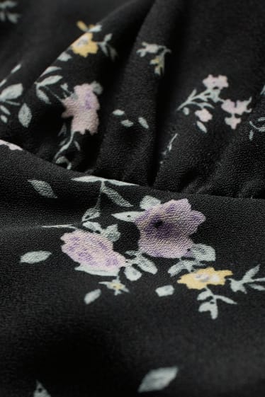 Donna - CLOCKHOUSE - vestito - a fiori - nero